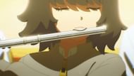 Ohara is an accomplished flute player at the start of Pokemon: Paldean Winds (Image via The Pokemon Company)